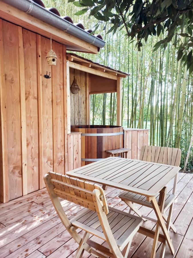 Maisonette Et Spa Bois La Bégude-de-Mazenc Exterior foto